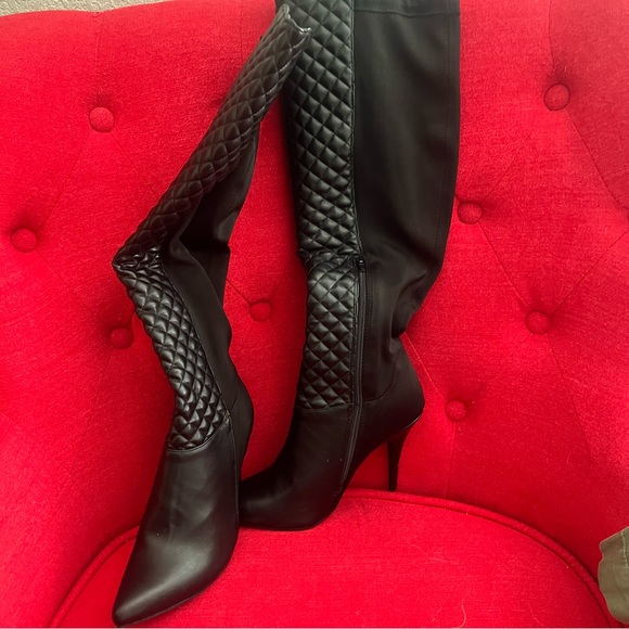 NIB***ANNE MICHELLE WOMEN'S KNEE-HIGH BOOT LONESTAR-34
Women – Black Pu - Picture 6 of 12